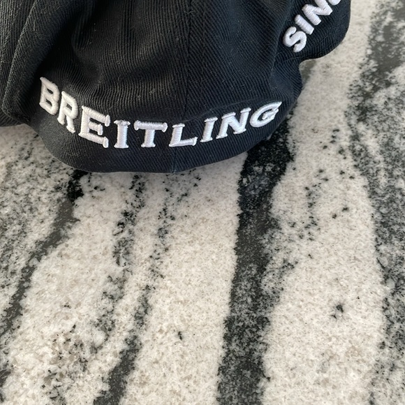 BREITLING Men’s Black Cap 100% cotton - Picture 5 of 8